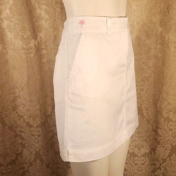 Lilly Pulitzer White Cotton Mini Skirt - Picture 2 of 7